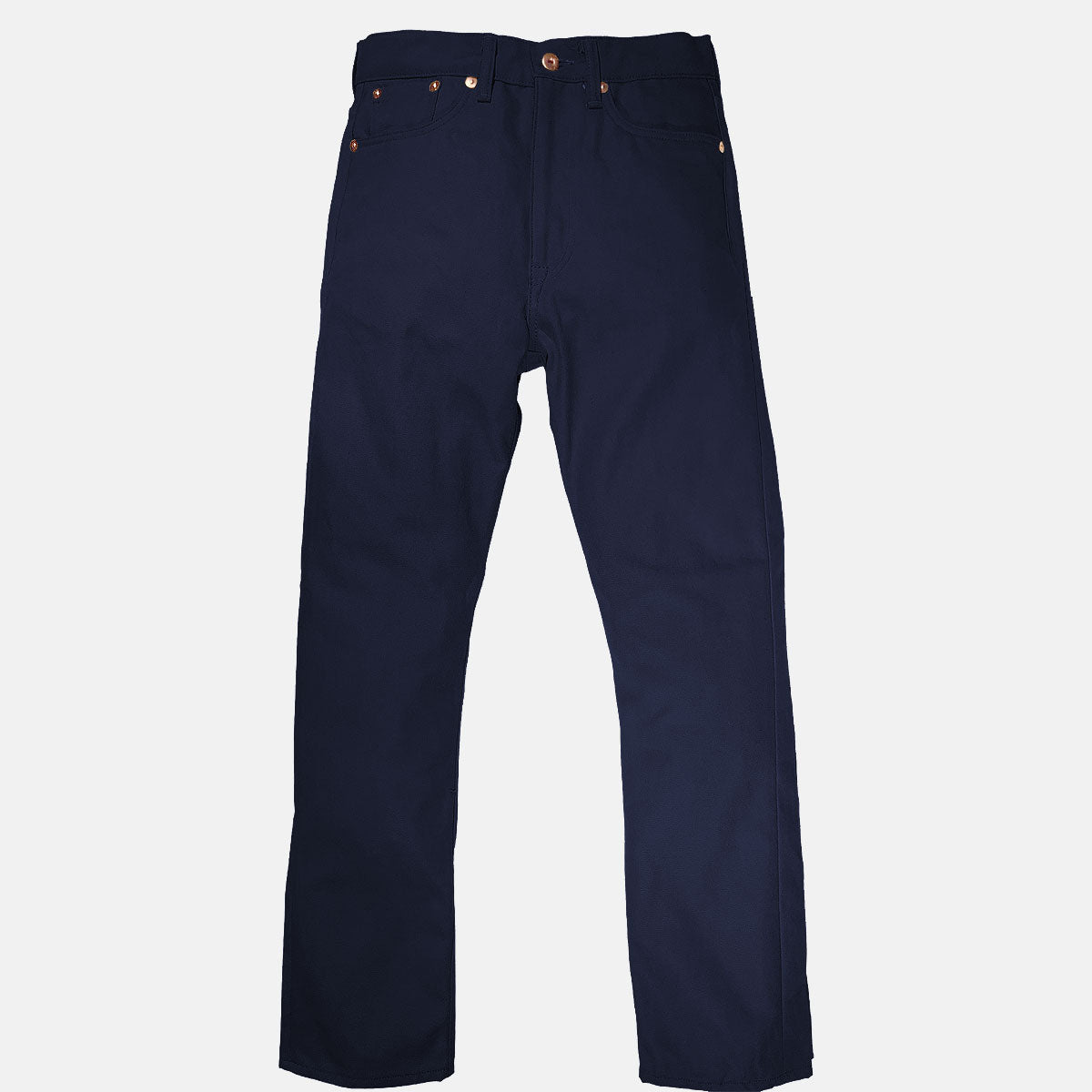 12oz Duck Canvas Navy 5 POCKET Version