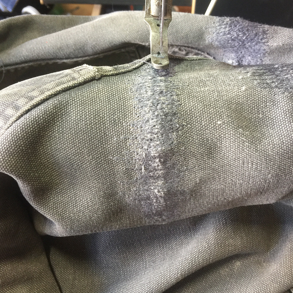 DENIM Repair. Darning!